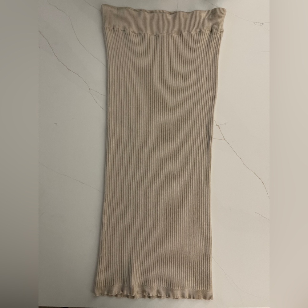Calvin Klein Jeans Beige Pencil Skirt